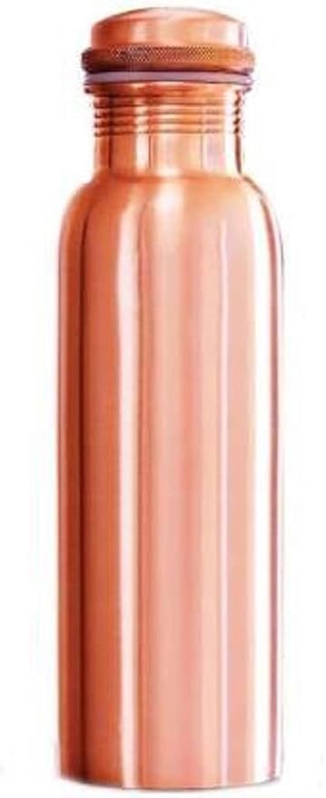 Classic 1L Plain Copper Water Bottle – Ayurvedic Wellness in Pure Copper