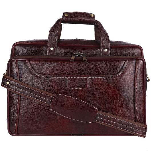 Classic Genuine Leather Satchel Bag for Professionals