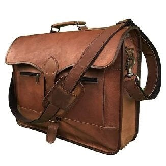 Classic Genuine Vintage Leather Messenger Bag