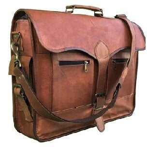 Classic Genuine Vintage Leather Messenger Bag