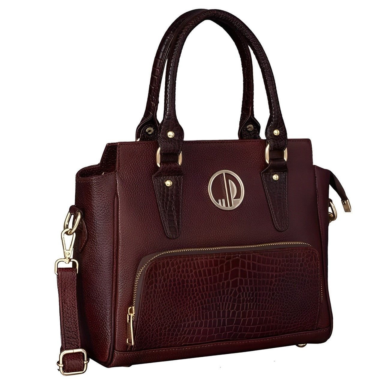 Elegant and Refined Lumina Genuine Leather Handbag