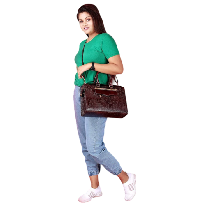 "Exquisite Leather Satchels and Tote Handbags: Timeless Style"