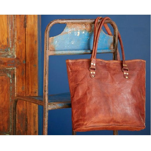 Genuine Leather Handcrafted Women's Tote Bag