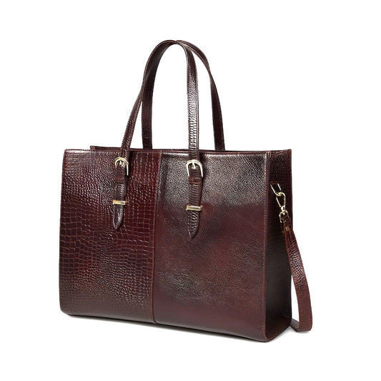 Iconic Style Leather Tote Handbag for Women