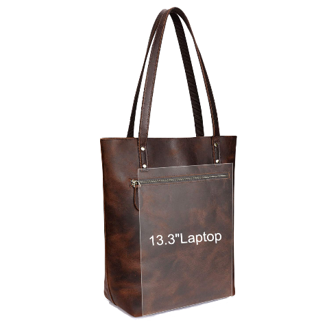 Premium Genuine Leather Tote Bag for Casual Chic