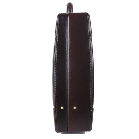 Premium Mahogany Leather Briefcase