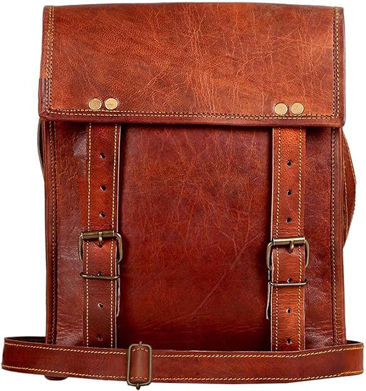 Stylish Men's Small Leather Crossbody Shoulder Bag