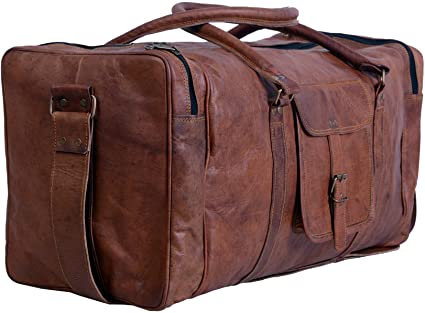 Best Leather Duffel Bags For Men Women Travel Luggage Weekender