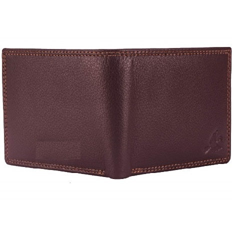 Brown Genuine Leather RFID  Wallet