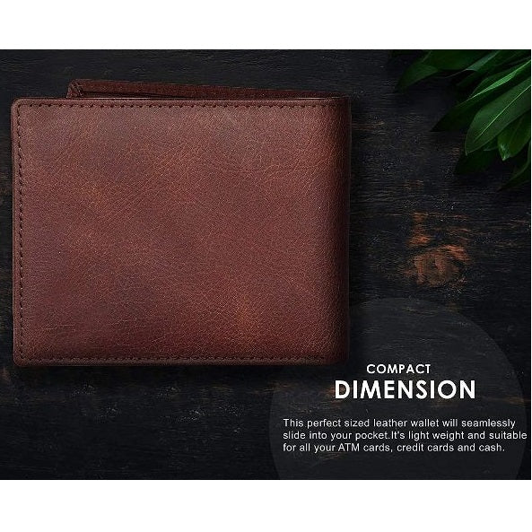 Brown Leather Men's Leather Wallet