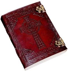 CELTIC CROSS LEATHER JOURNAL DIARY