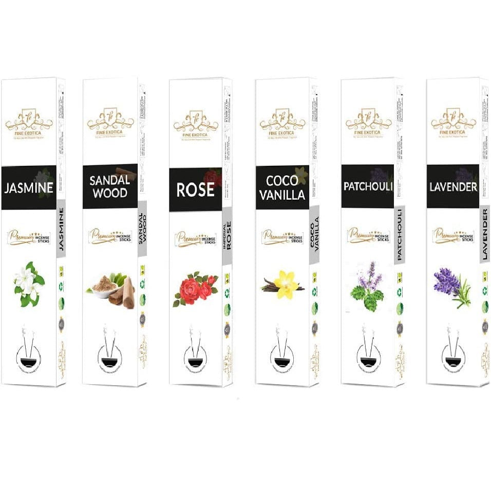 Fine Exotica Incense Sticks Extra Rich Floral Fragrance