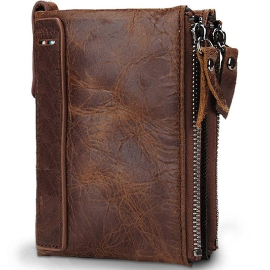 Genuine Leather RFID Protection Wallet