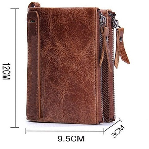 Genuine Leather RFID Protection Wallet