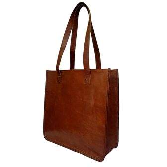 Genuine Leather Tote Bag Travel Handbag