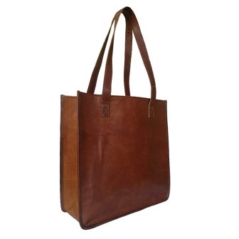 Genuine Leather Tote Bag Travel Handbag