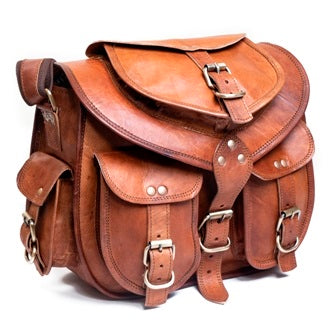 Leather Crossbody Shoulder Satchel Tote Bag