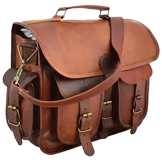 Premium Genuine Leather Messenger Bag