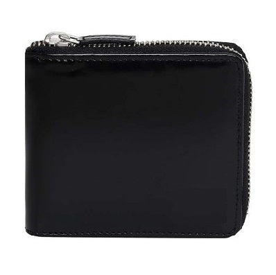 Leather wallet Rfid Blocking Zip Around Card