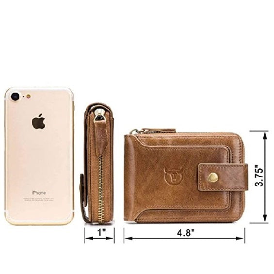 Men's Genuine Leather RFID Wallet