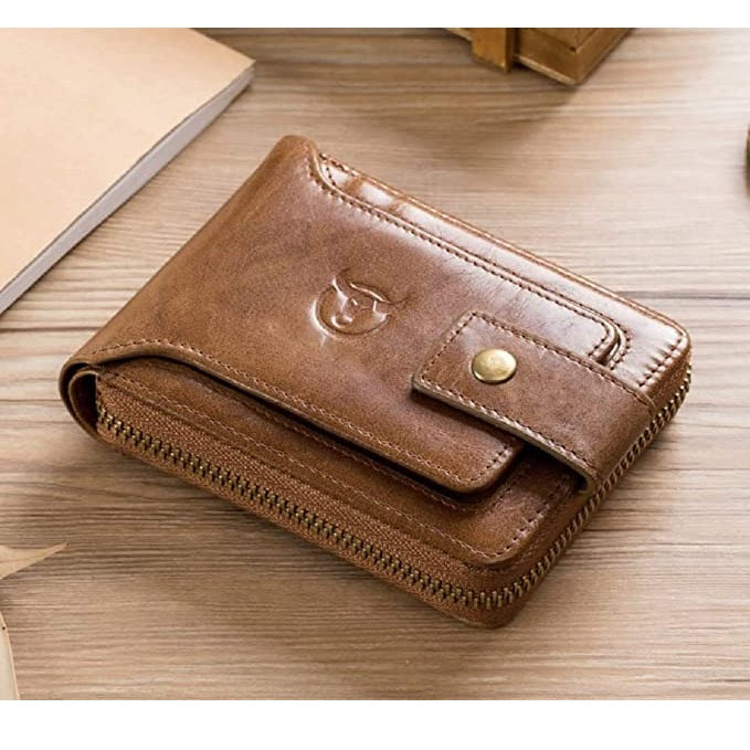 Men's Genuine Leather RFID Wallet