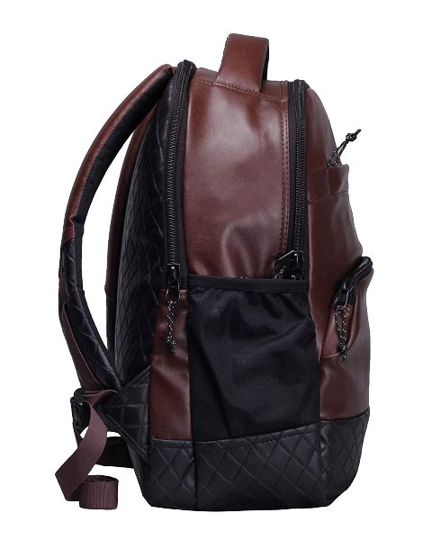 PU leather backpack for men women 18 inch