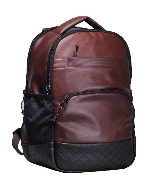 PU leather backpack for men women 18 inch