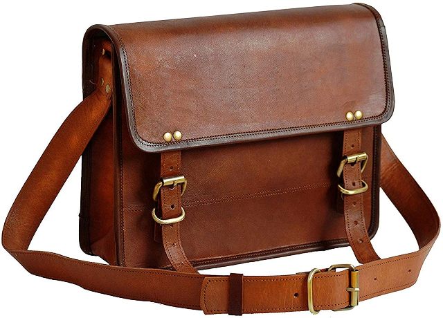 Small Leather Messenger Bag