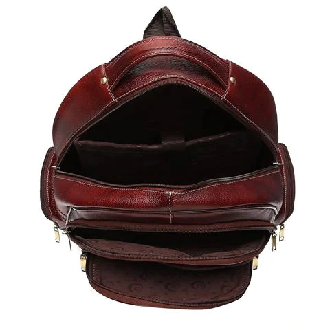 Unique Leather Backpack Shoulder Bag Men's 