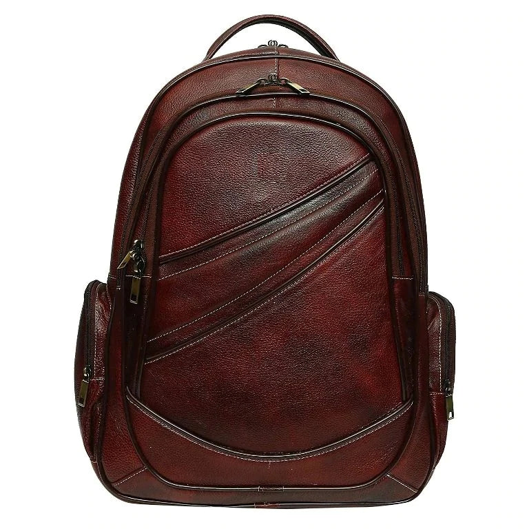 Unique Leather Backpack Shoulder Bag Men's 