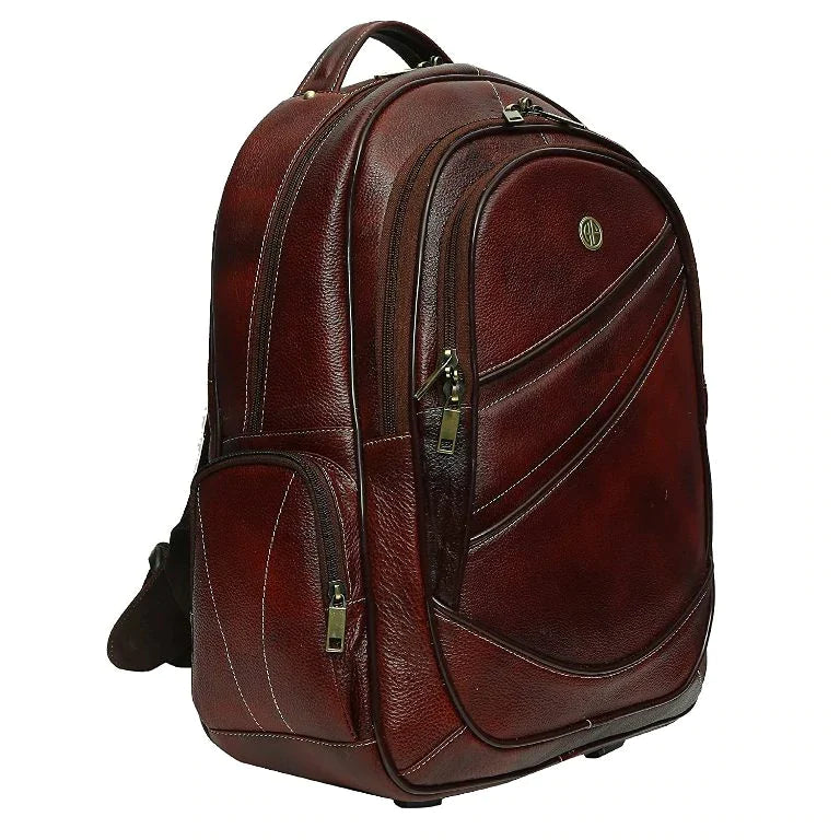 Unique Leather Backpack Shoulder Bag Men's 