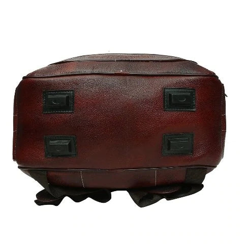 Unique Leather Backpack Shoulder Bag Men's 