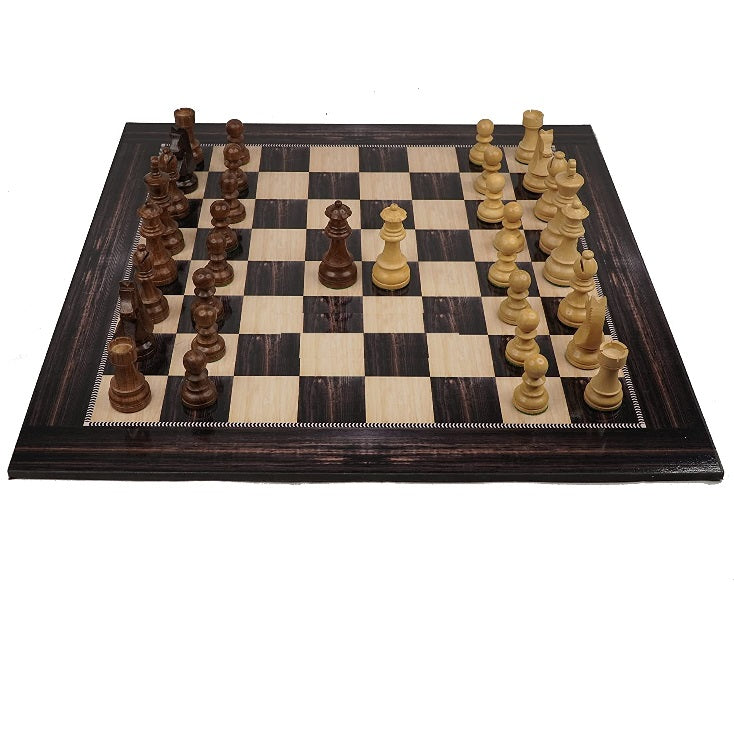 Unique Wooden Laminated Chessboard Set